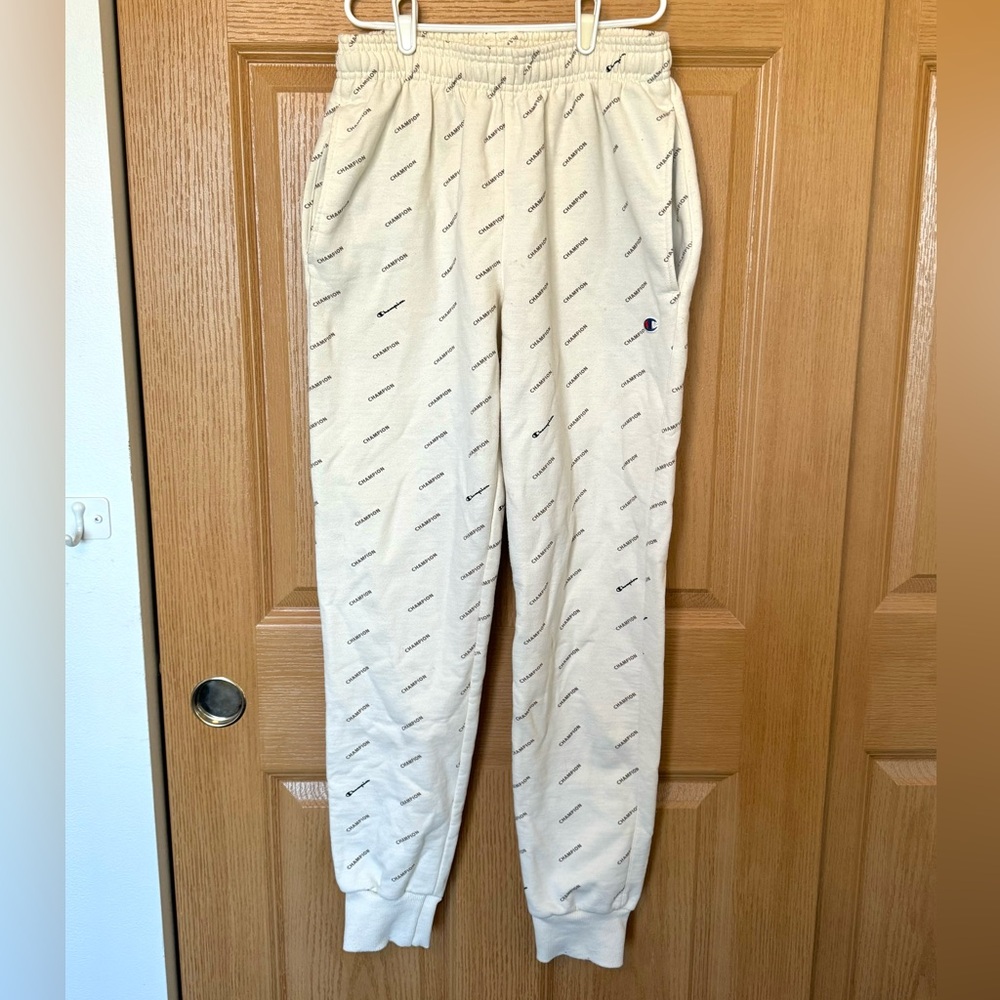 Champion Tan/Cream Color Sweatpants Size S